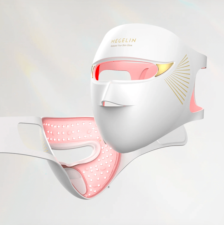 red light therapy LED face mask: Megelin