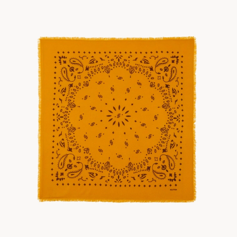 Kujten Bandana Hachiko saffron yellow