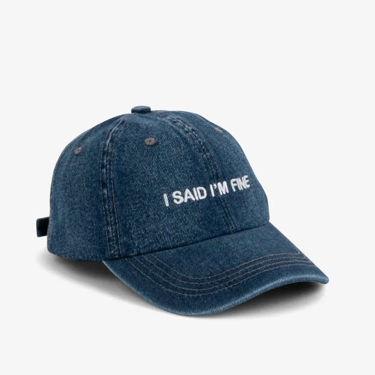 Intentionally Blank I'm Fine Cap