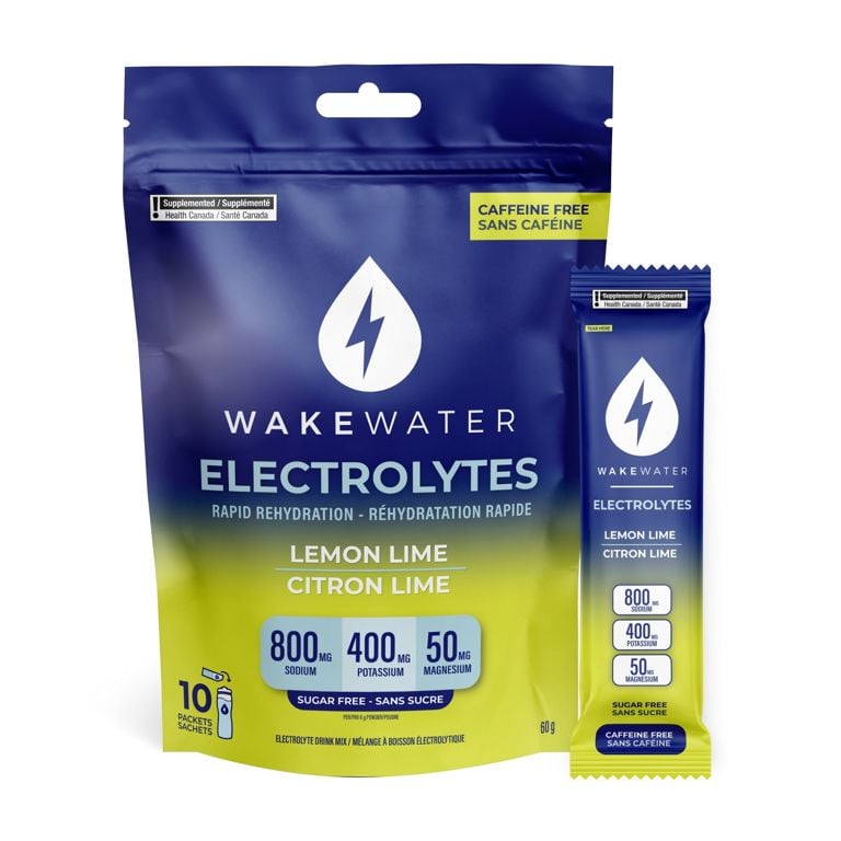 WakeWater Rapid Rehydration Electrolytes in "Lemon Lime"