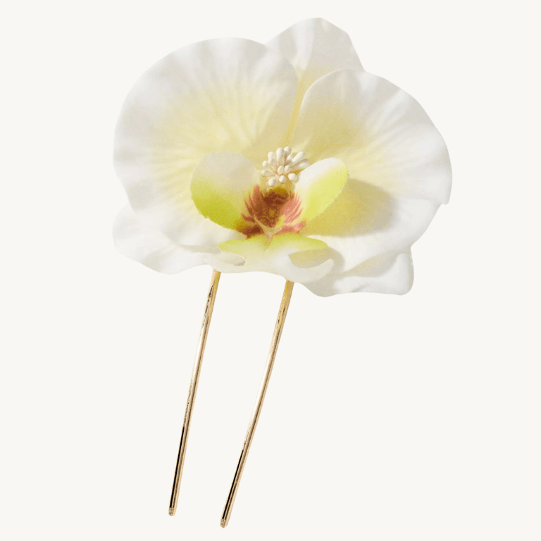 Anthropologie Orchid French Hair Pin