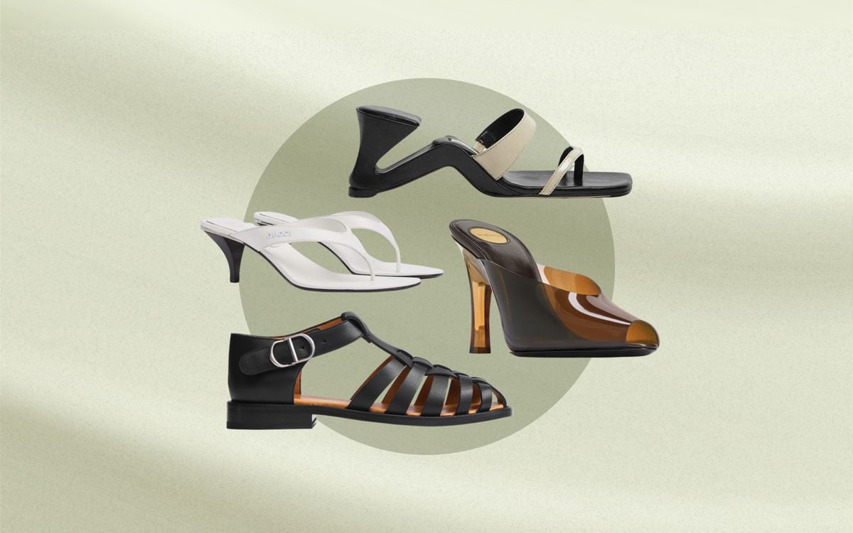 Collage of shoes