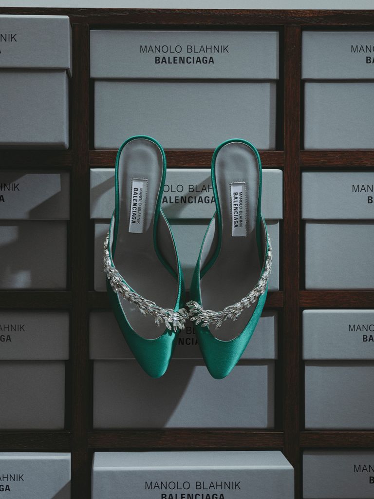 BALENCIAGA MANOLO BLAHNIK collab