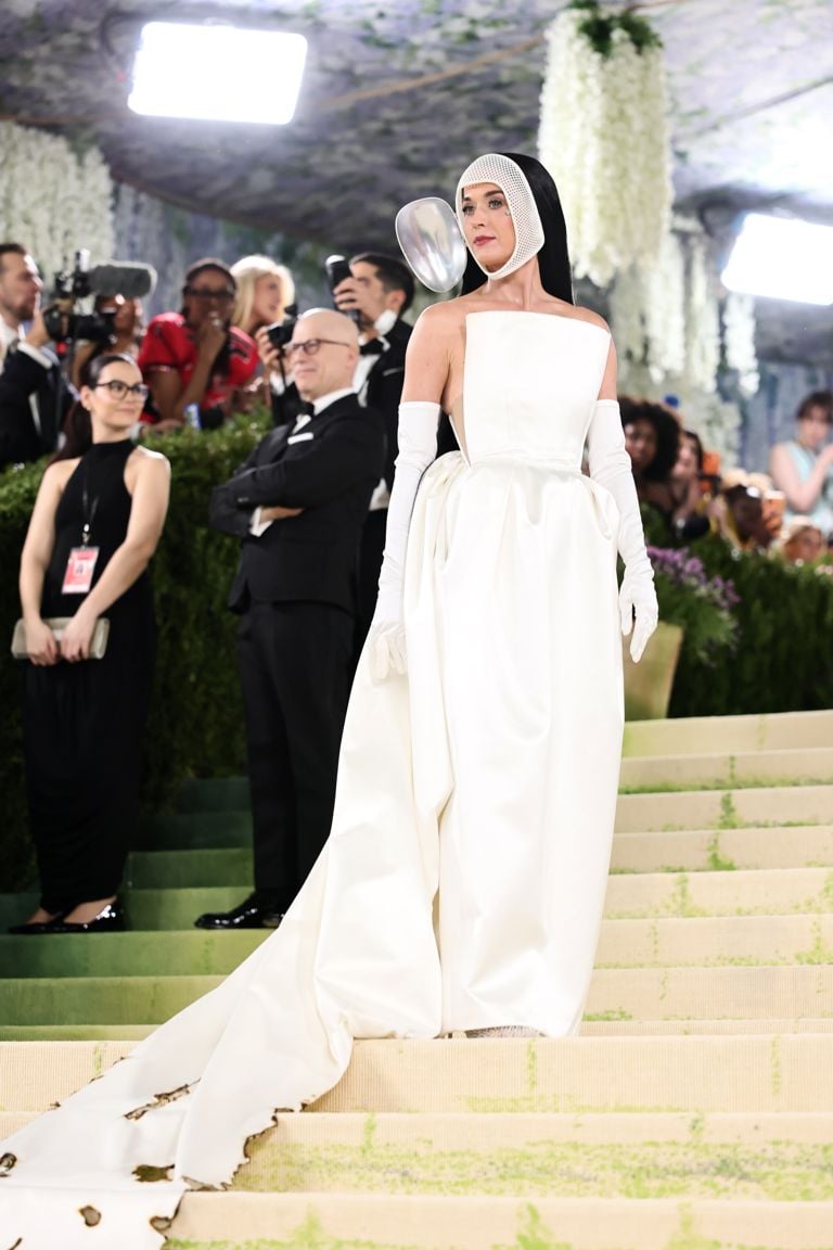 NEW YORK, NEW YORK - MAY 04: Katy Perry attends the 2026 Met Gala celebrating "Costume Art" at the Metropolitan Museum of Art on May 04, 2026 in New York City. (Photo by Theo Wargo/FilmMagic)