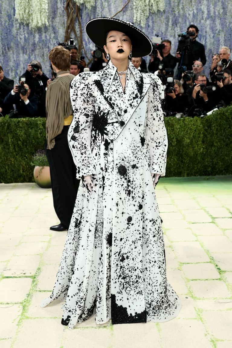 NEW YORK, NEW YORK - MAY 04: Audrey Nuna attends the 2026 Met Gala celebrating "Costume Art" at the Metropolitan Museum of Art on May 04, 2026 in New York City. (Photo by Jamie McCarthy/Getty Images)