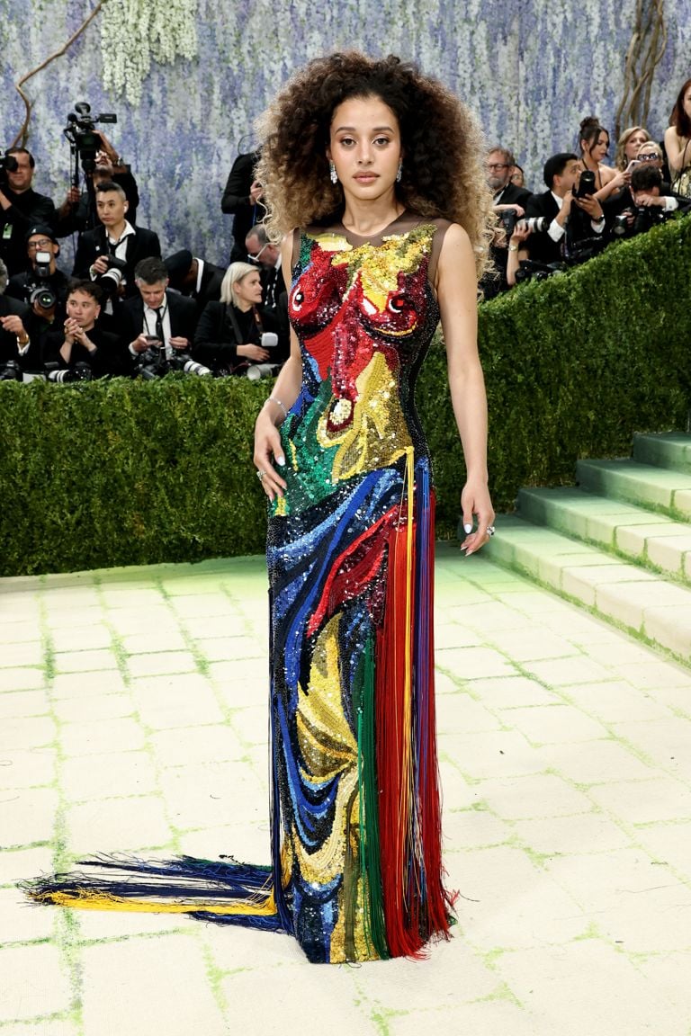 NEW YORK, NEW YORK - MAY 04: Chase Infiniti attends the 2026 Met Gala celebrating "Costume Art" at the Metropolitan Museum of Art on May 04, 2026 in New York City. (Photo by Jamie McCarthy/Getty Images)