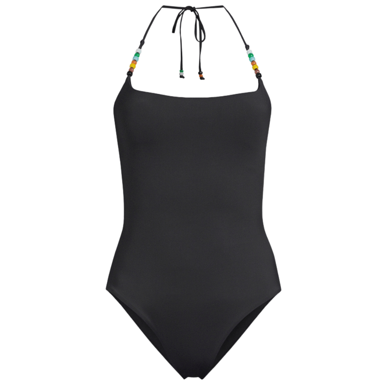 STAUD Laird One-Piece Halter Swimsuit