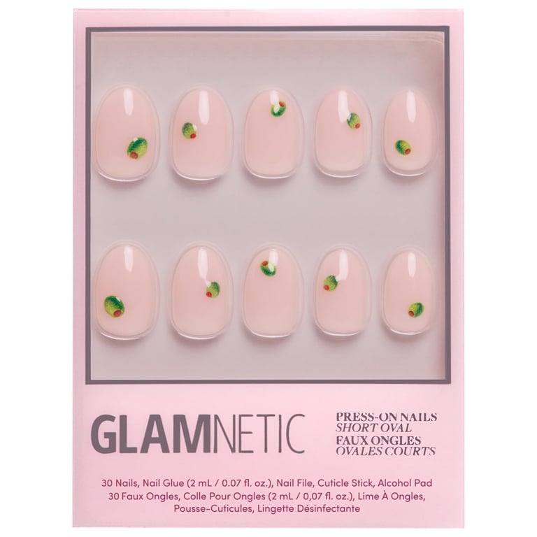 Glamnetic Press-On Nails in Tipsy Olive
