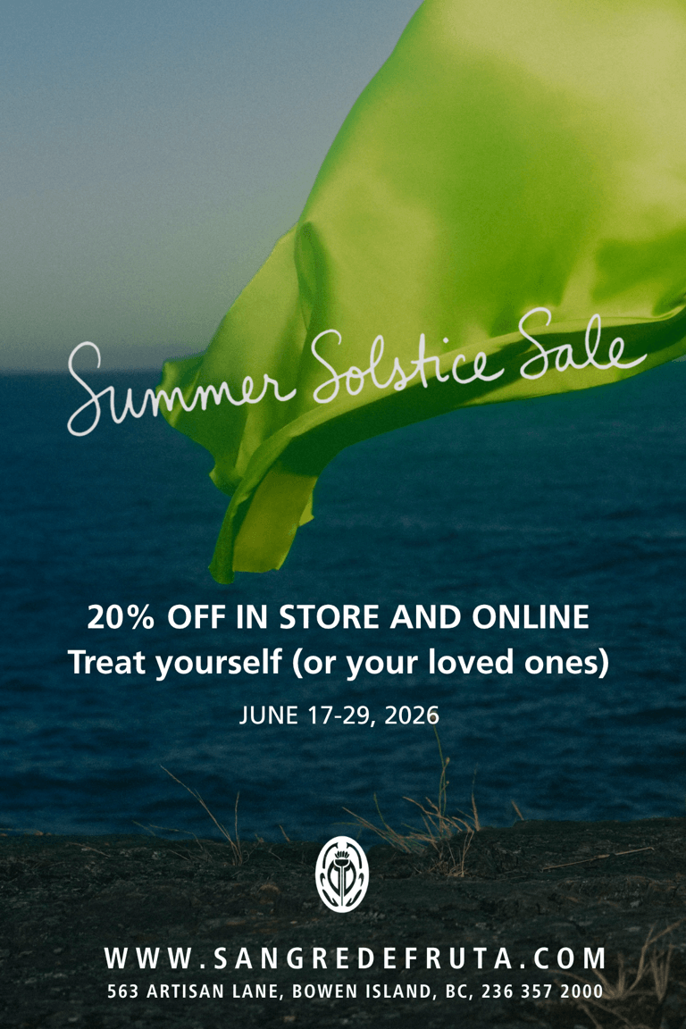 Sangre de Fruta 20% off sale