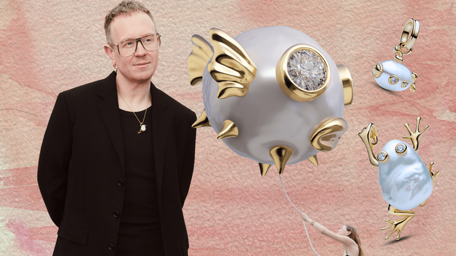 Harry Lambert Gives Pearls a Playful New Twist for Pandora