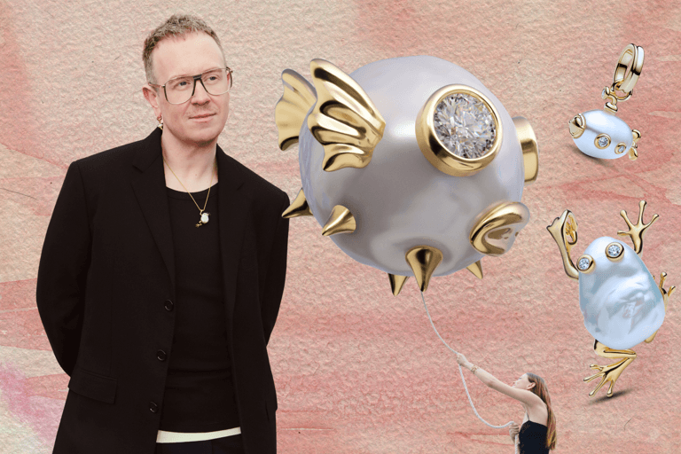 Harry Lambert Gives Pearls a Playful New Twist for Pandora