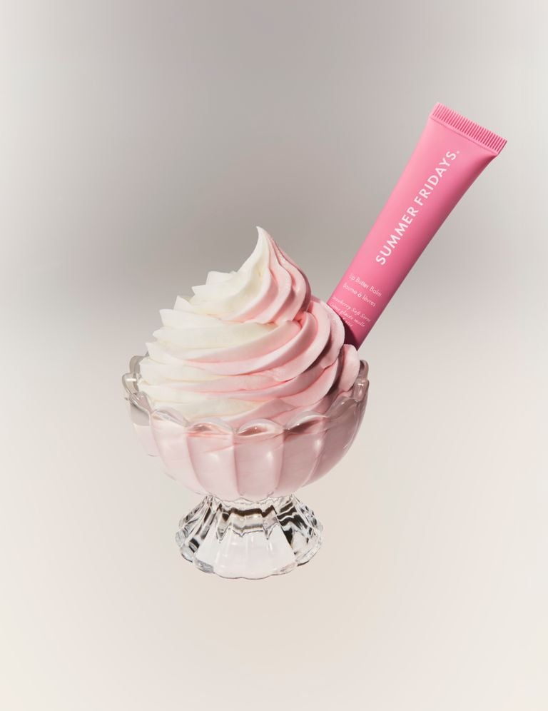Summer Fridays Strawberry Soft Serve Lip Butter Balm