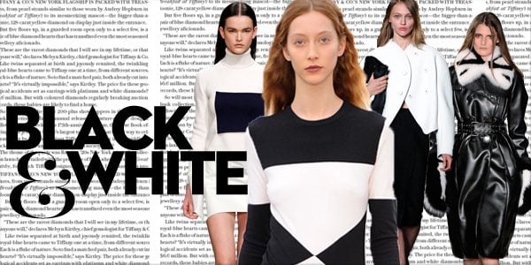 Black and white trend