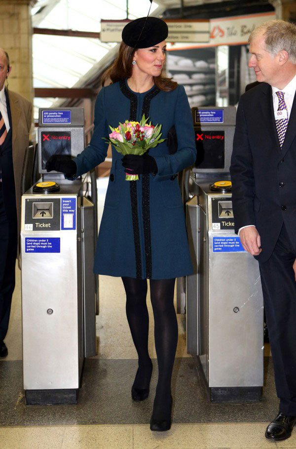 Kate Middleton pregnant London-Underground By Malene Birger