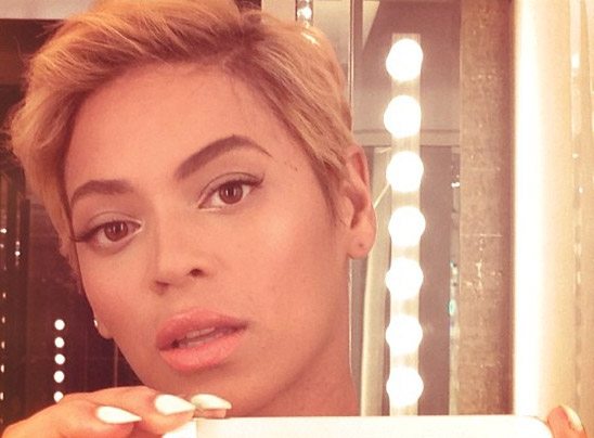 Beyonce short hair