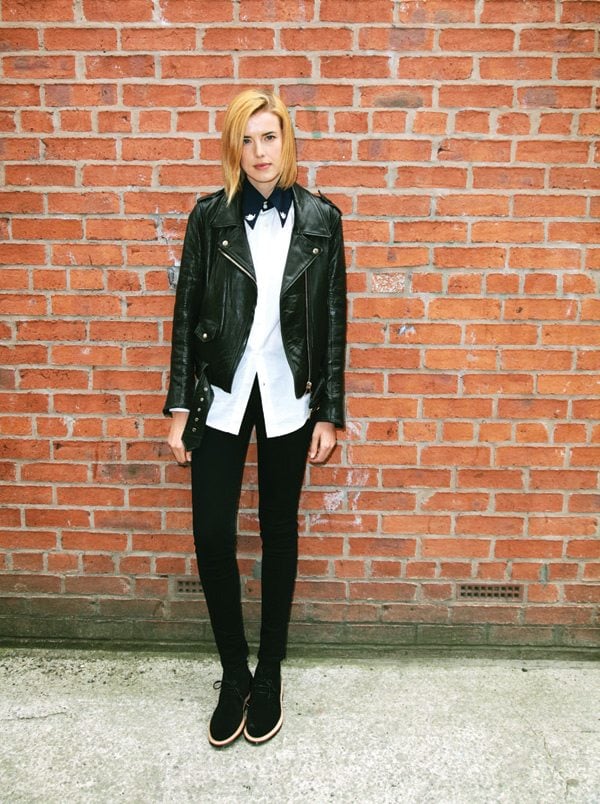 Dr.Martens ×AGYNESS DEYN /UK5/BLK Dr Martens x Agyness Deyn 1461 Aggy Platform Creeper Black