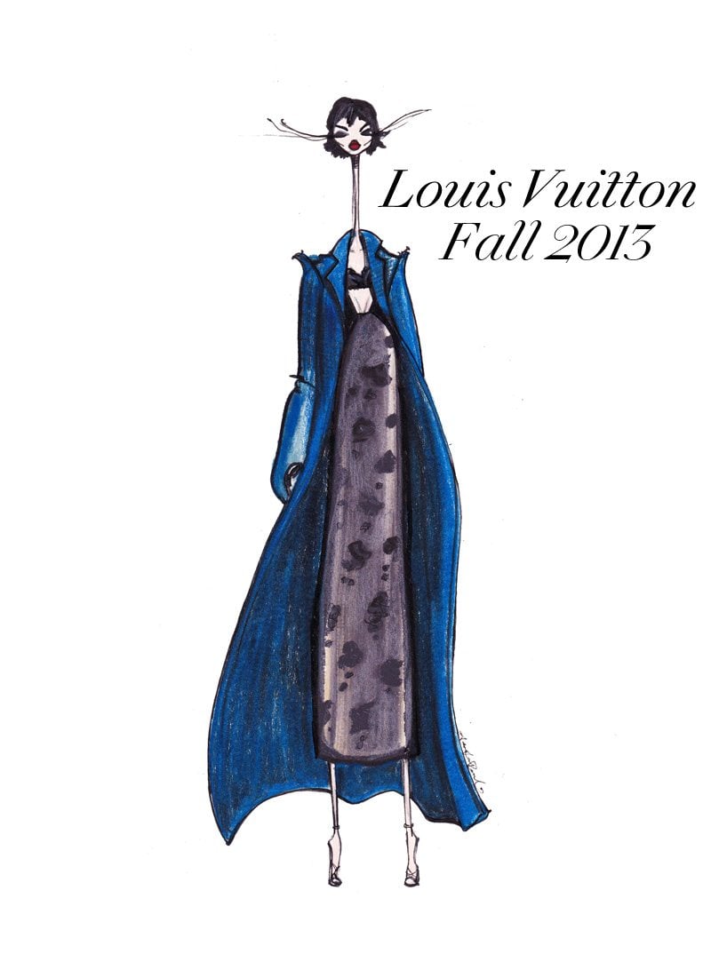 Louis Vuitton Fall 2013 Illustration Jamie Lee Reardin