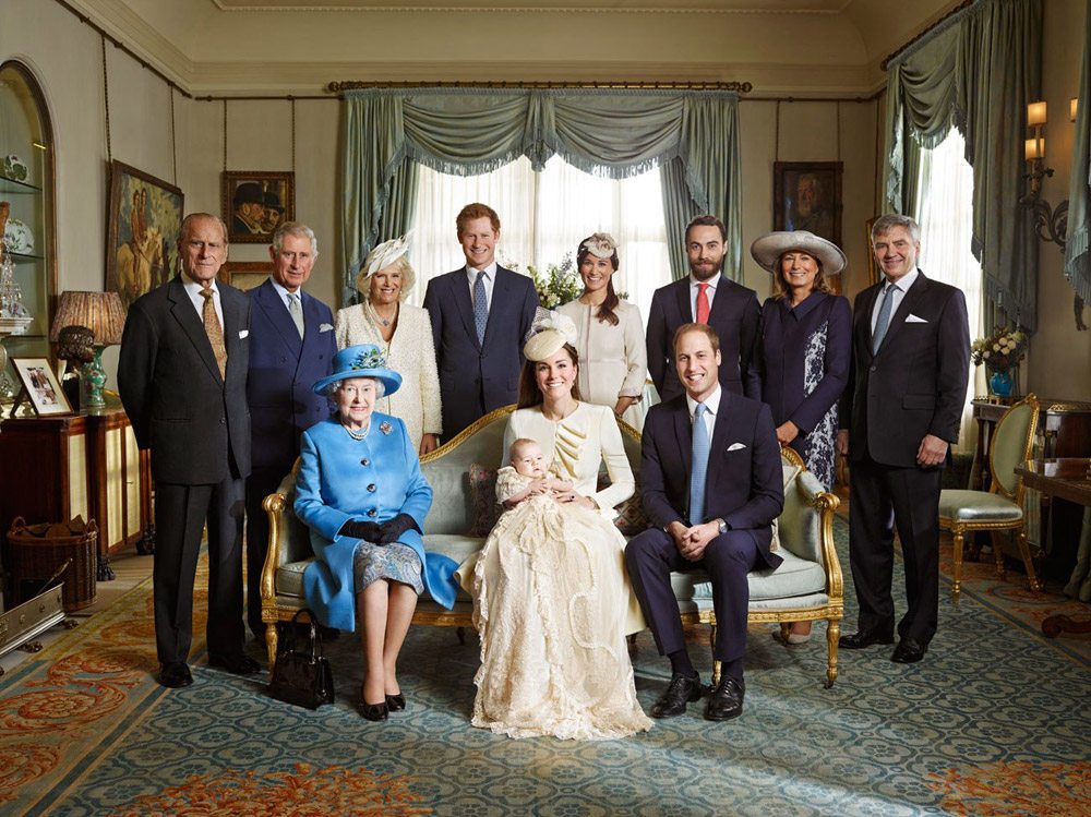 Kate Middleton Prince George christening official