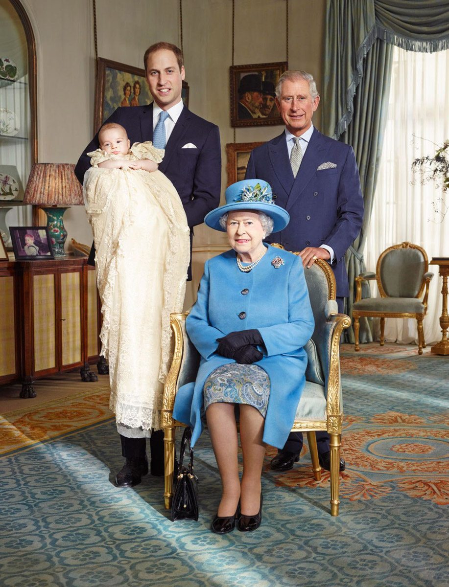 Kate Middleton Prince George christening official