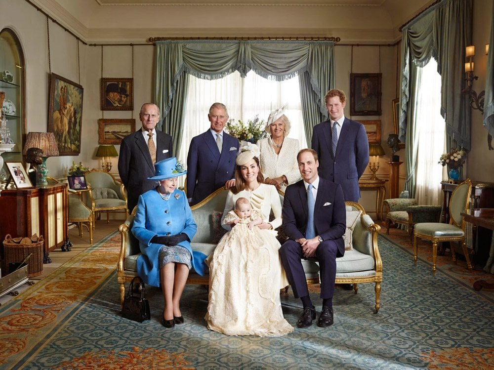 Kate Middleton Prince George christening official