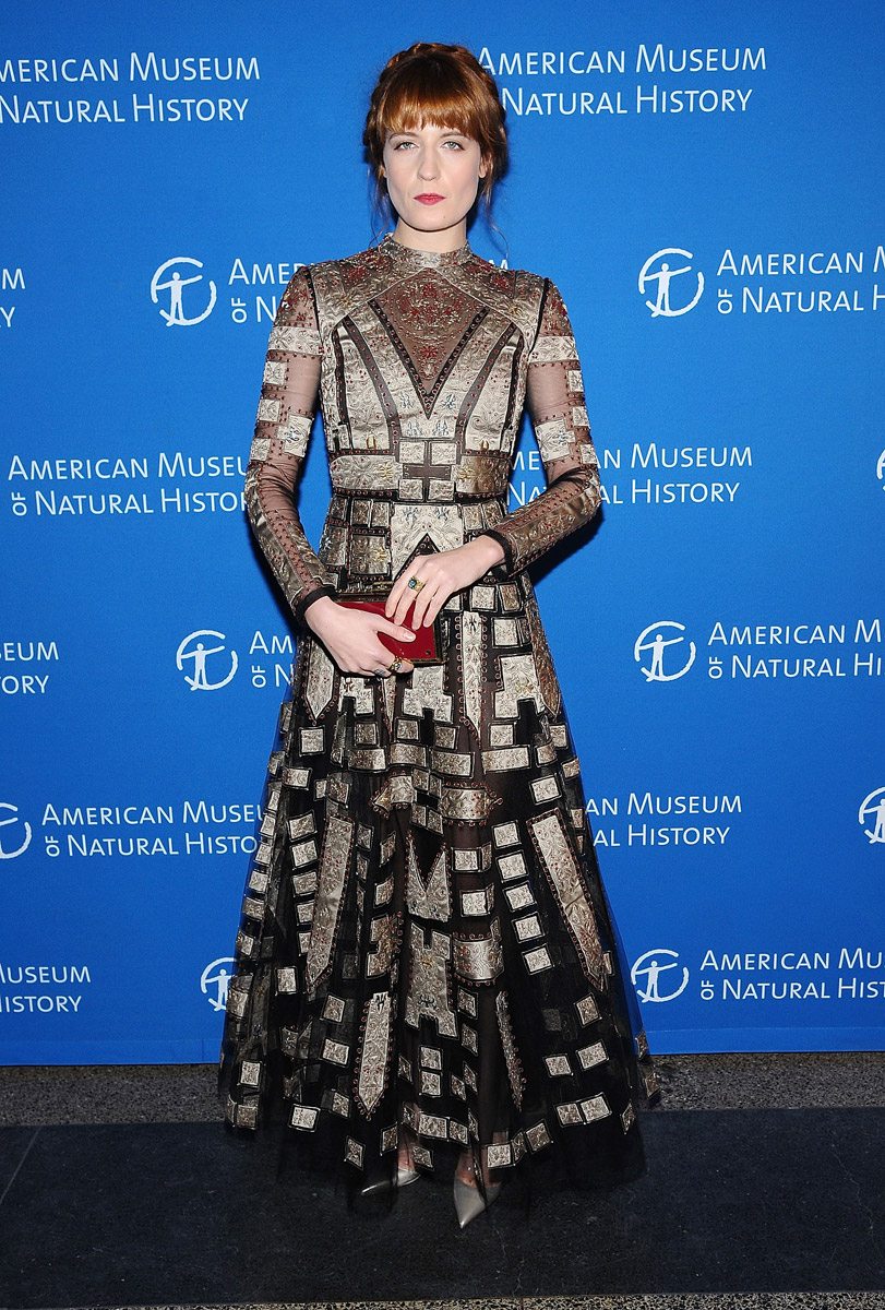 Florence Welch Valentino Natural History Museum Gala
