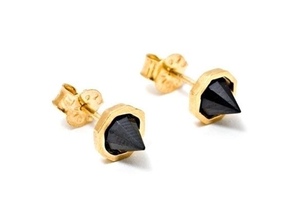 Christmas Gift Ideas for Women Katie Diamond Black Garnet Astrid Studs