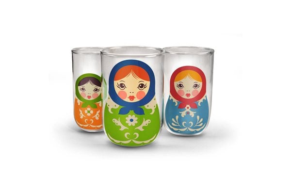 Christmas Hostess Gift Ideas Babushkups Nesting Glasses