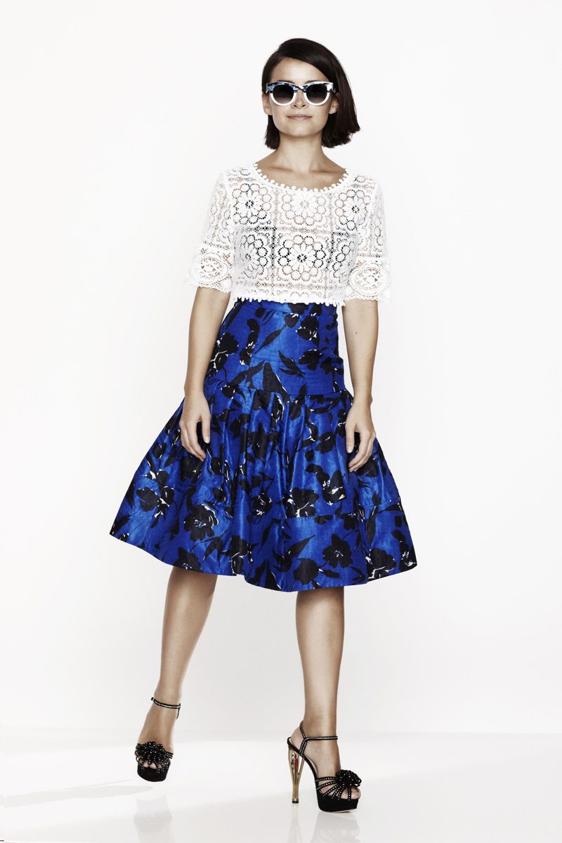 Oscar de la Renta for The Outnet Miroslava Duma