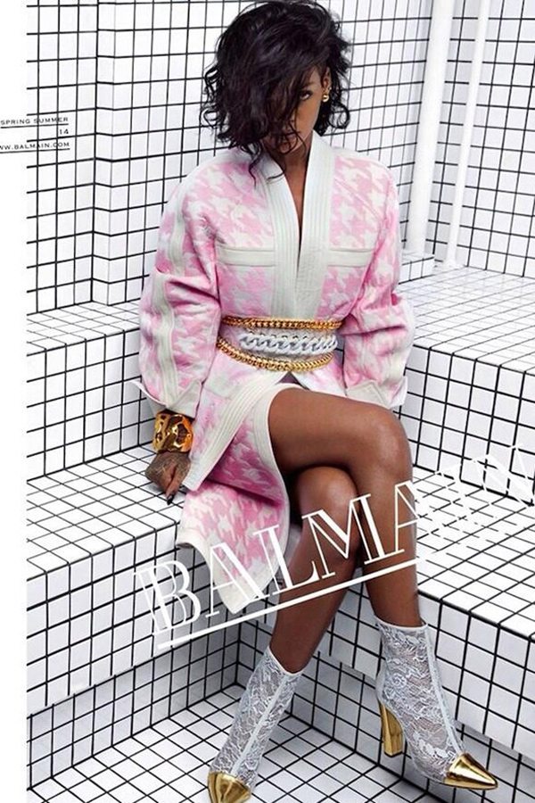 Rihanna Balmain Ad Campaign Spring 2014