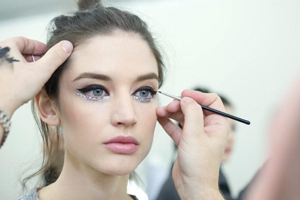 Chanel couture spring 2014 glitter