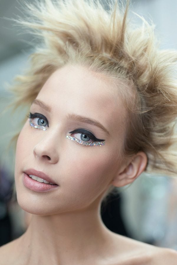 Chanel couture spring 2014 glitter