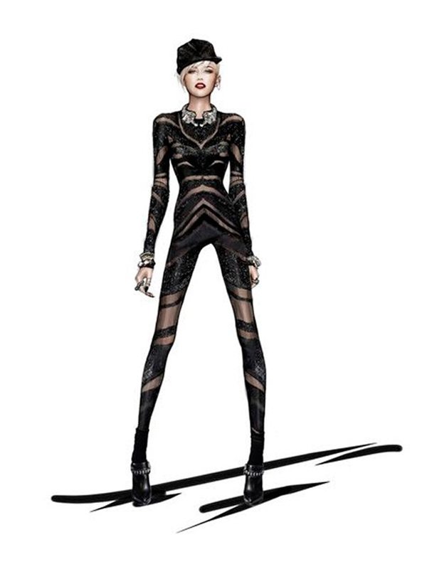 Miley Cyrus Bangerz Tour Costumes Roberto Cavalli