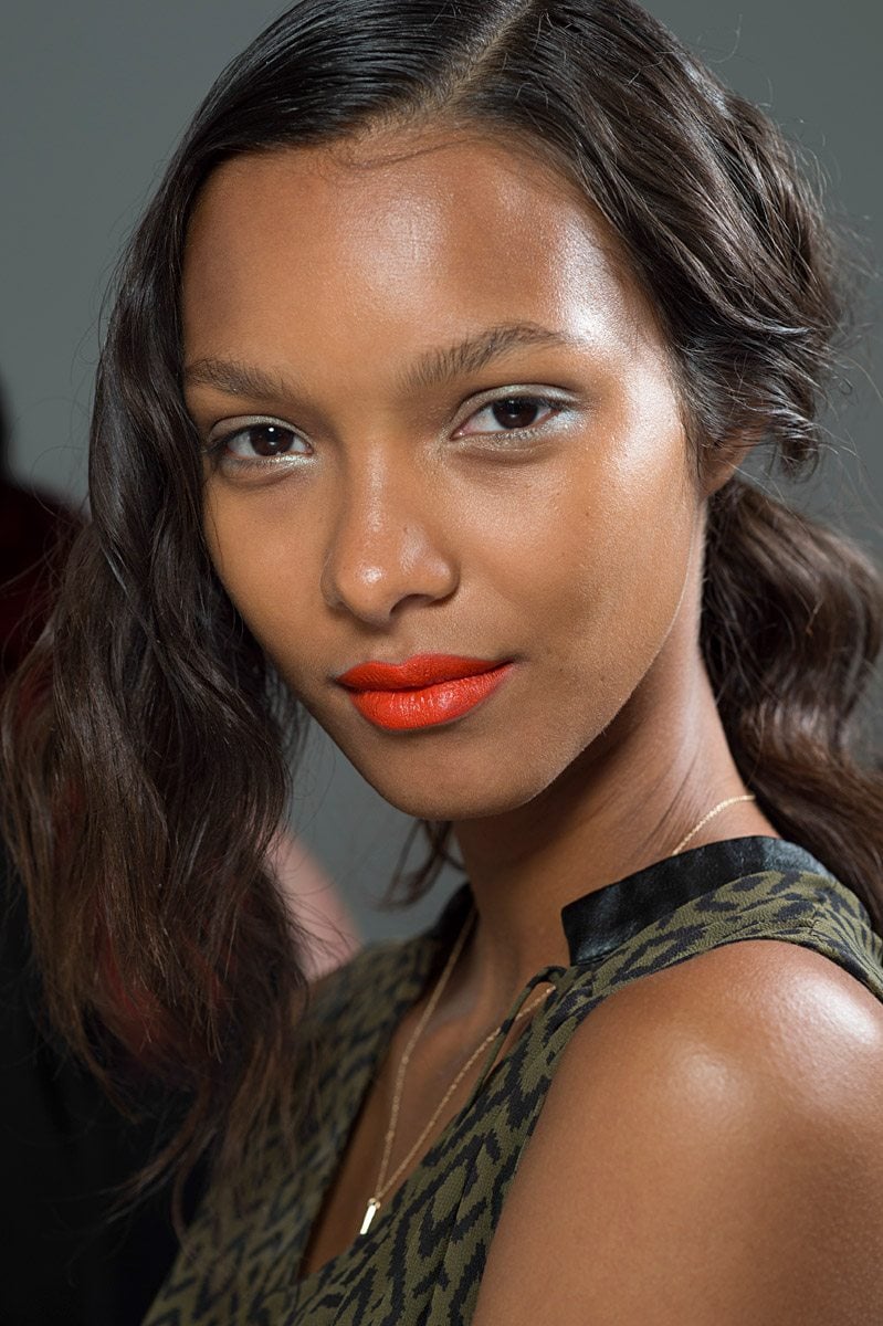 spring beauty 2014 trend orange lipstick