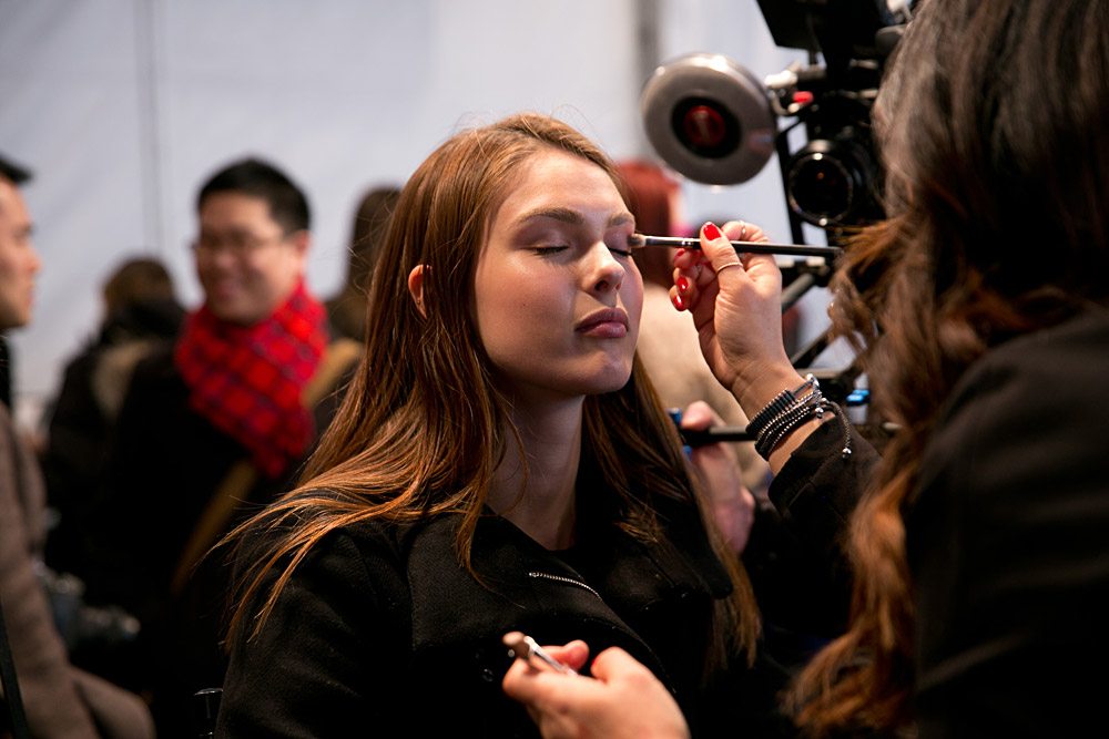Beaufille Fall 2014 backstage beauty