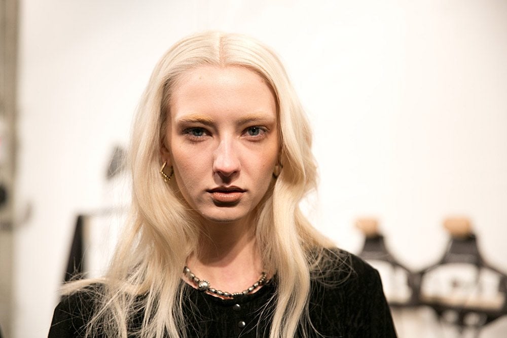 Beaufille Fall 2014 backstage beauty