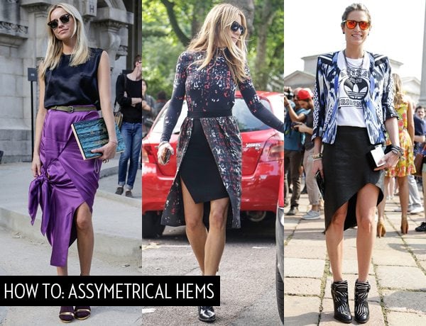 how to hem an asymmetrical dress wear hems: 10 lessons we learned from street style stars easy asymmetrical dress pattern