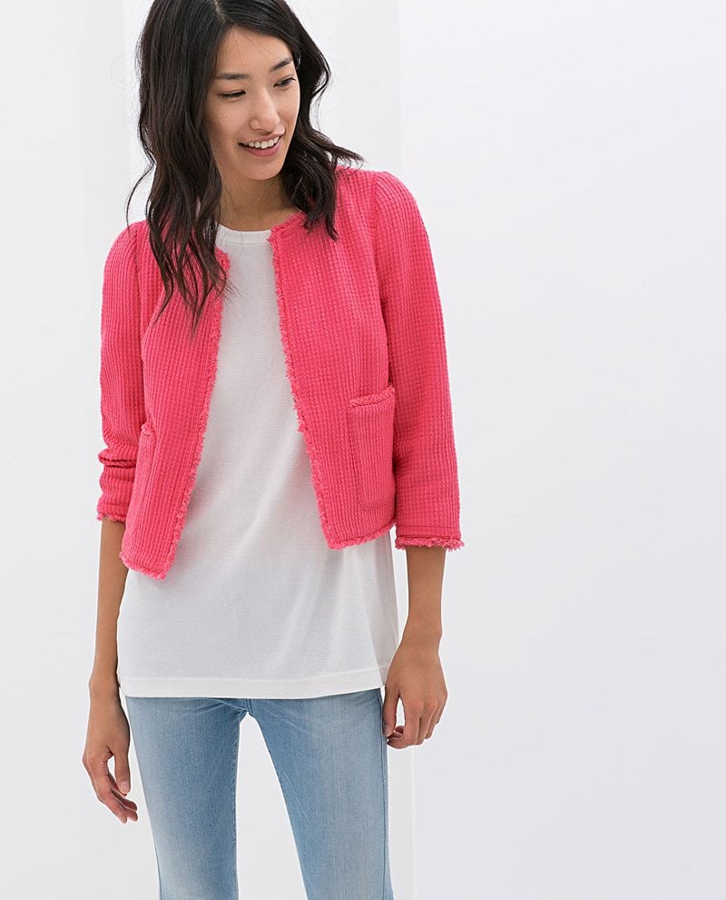 zara cropped jacket
