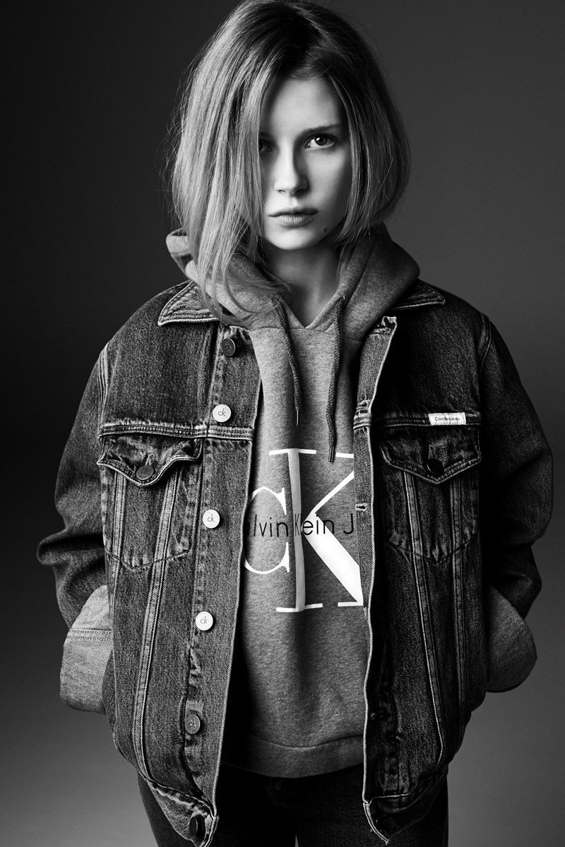lottie moss for calvin klein