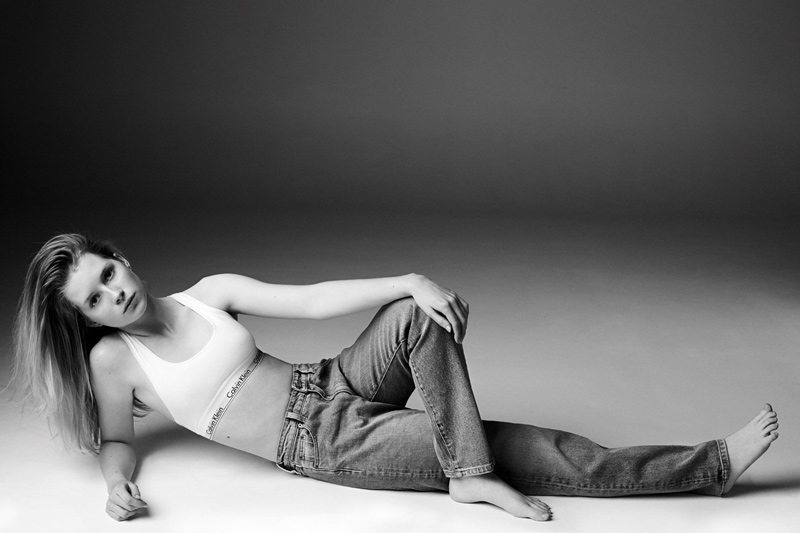 lottie moss for calvin klein