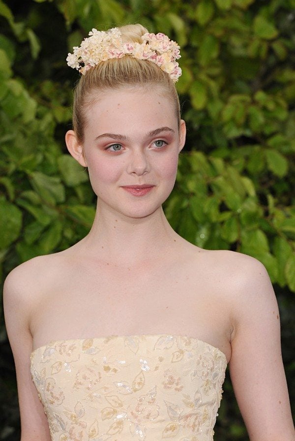 celebrity hair accessories elle fanning