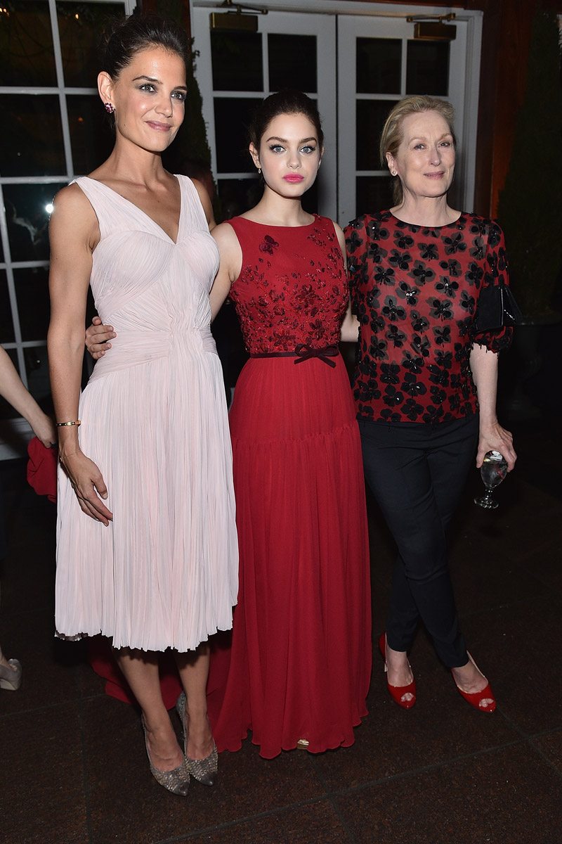 katie holmes odeya rush meryl streep the giver premiere