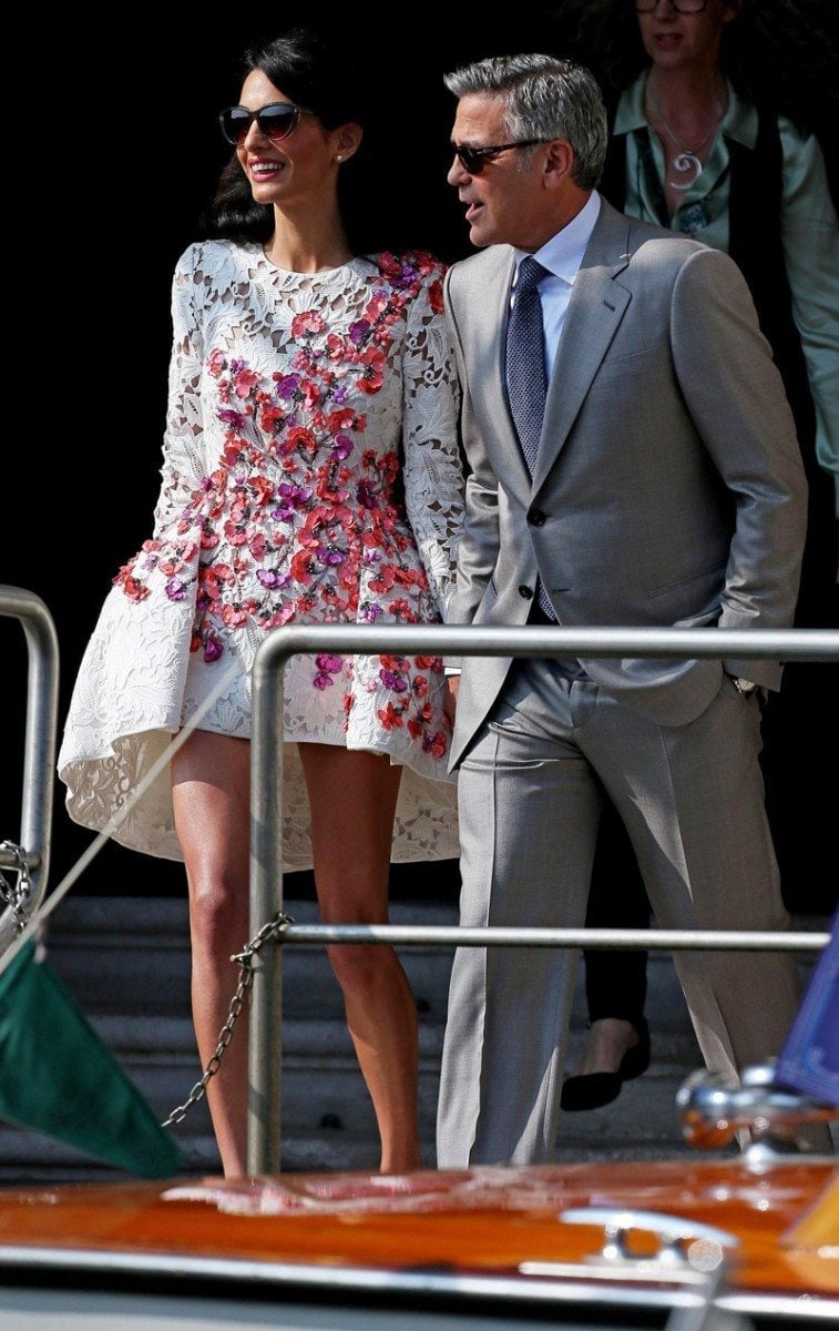Amal Alamuddin George Clooney Giambattista Valli