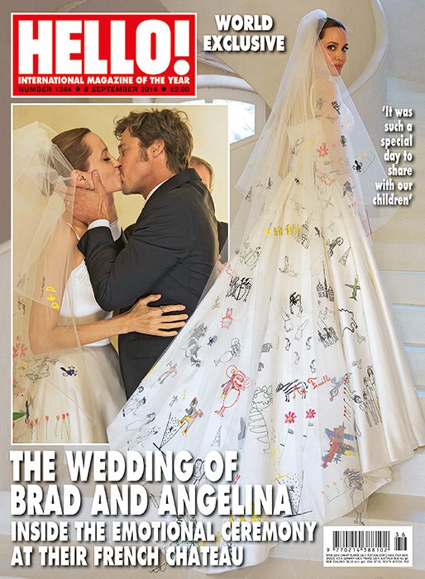 Angelina Jolie Wedding Hello Cover