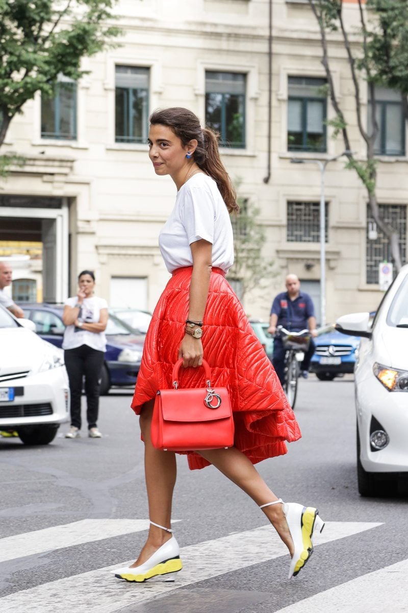 Milan Fashion Week Spring 2015 Streetstyle