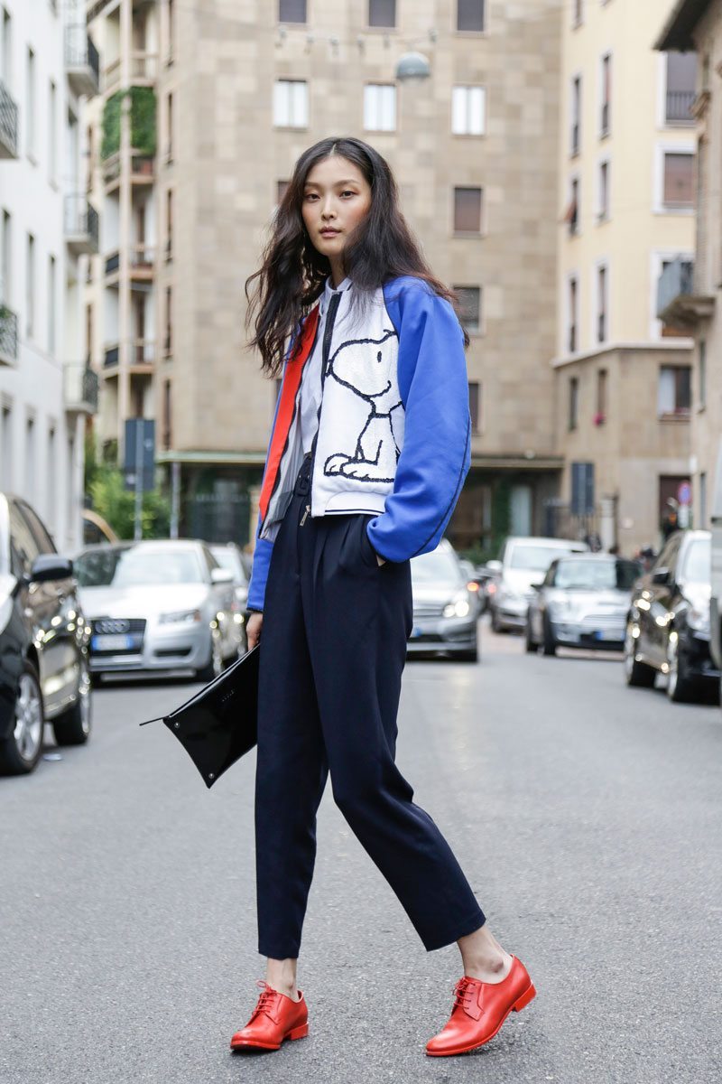 Milan Fashion Week Spring 2015 Street Style