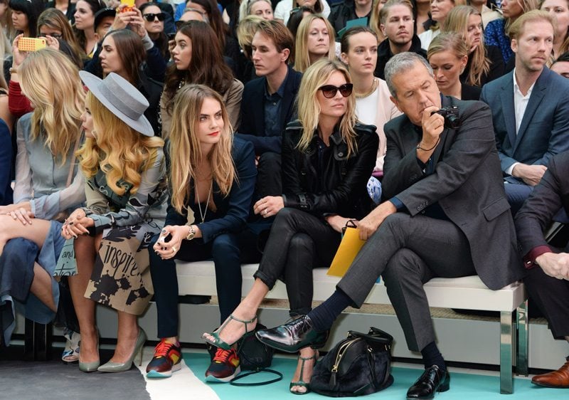 Burberry Front Row Spring 2015