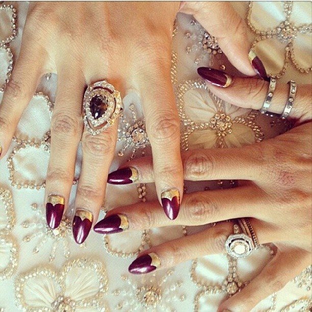 celebrity beauty nail art nicole richie