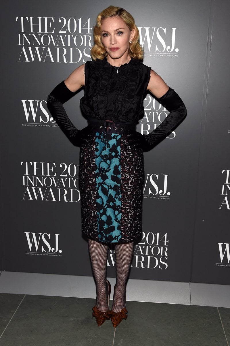 Celebrity Style Madonna WSJ Innovator Awards 2014