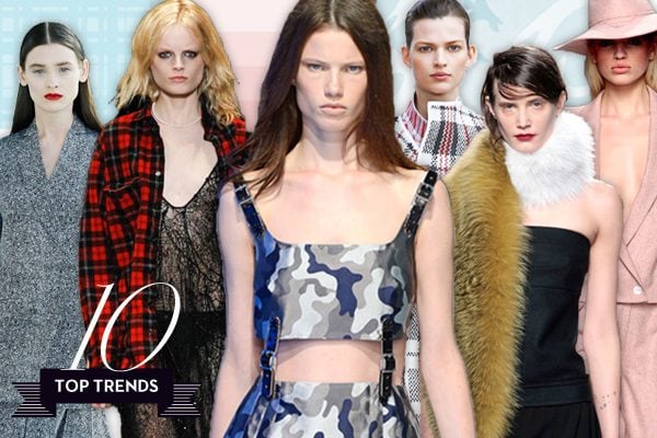 Fall fashion 2013: The top 10 trends on the runways this season