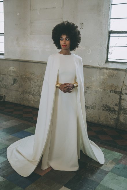 Solange Knowles rides a bike to her wedding, sets the bar for bridal  parties everywhere - FASHION Magazine